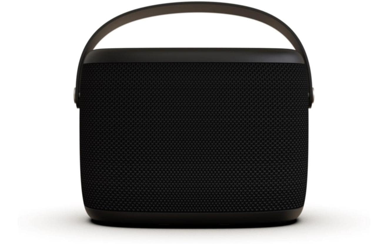Radio Woodland Schwarz<br>Wasserfester Bluetooth-Lautsprecher mit DAB+- und FM-Radio