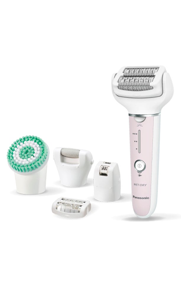 Panasonic Epilierer »ES-EY80-P503« 5 Stk. Aufsätze 5-in-1 Nass-/Trocken-Epilierer