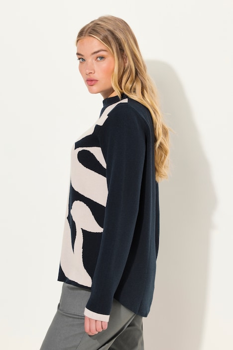 Strickpullover, Turtleneck, Langarm