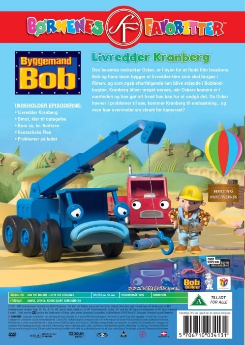 Byggemand Bob - Livredder Kranberg - DVD