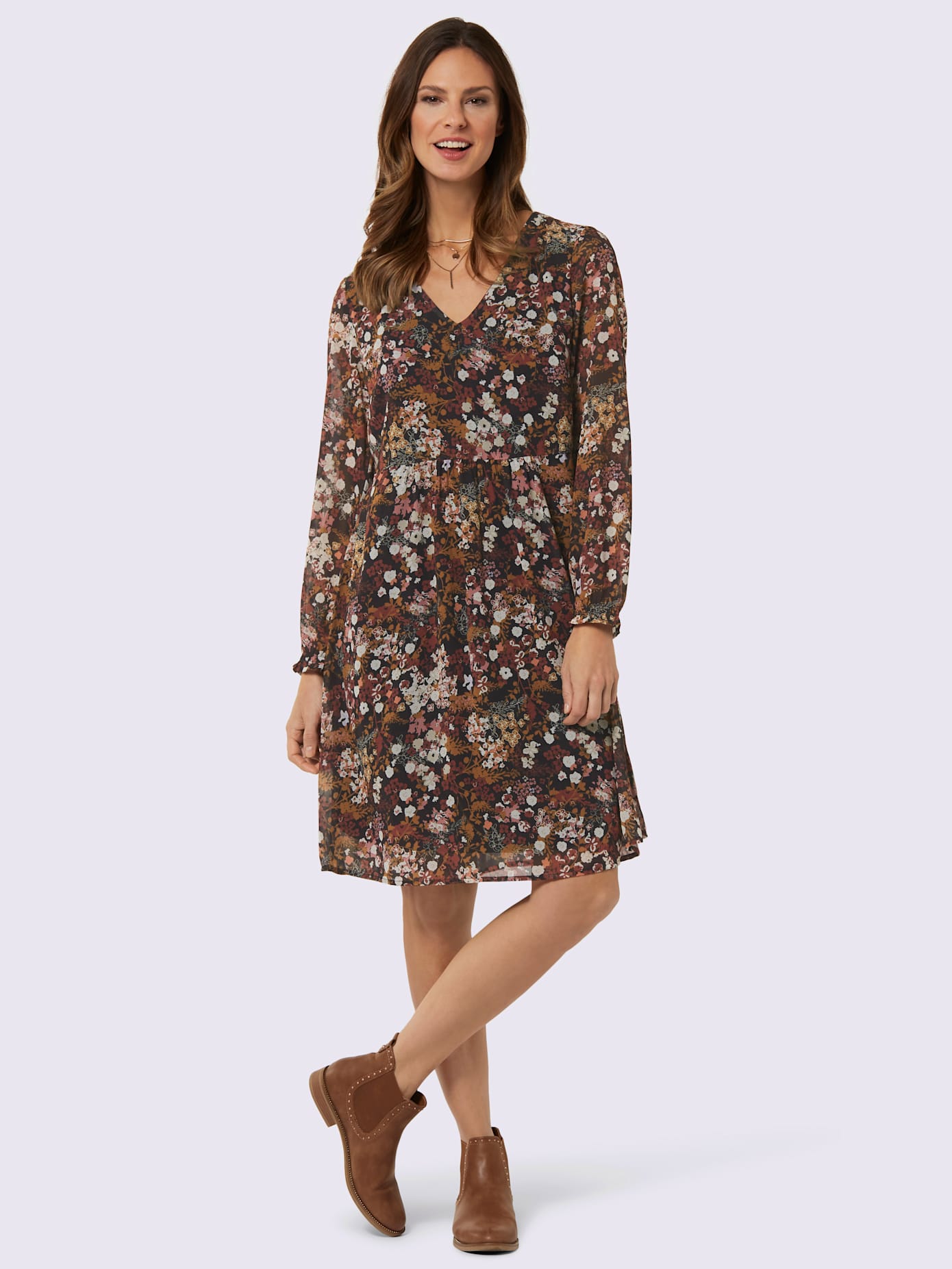 Robe imprimée qualité tissée