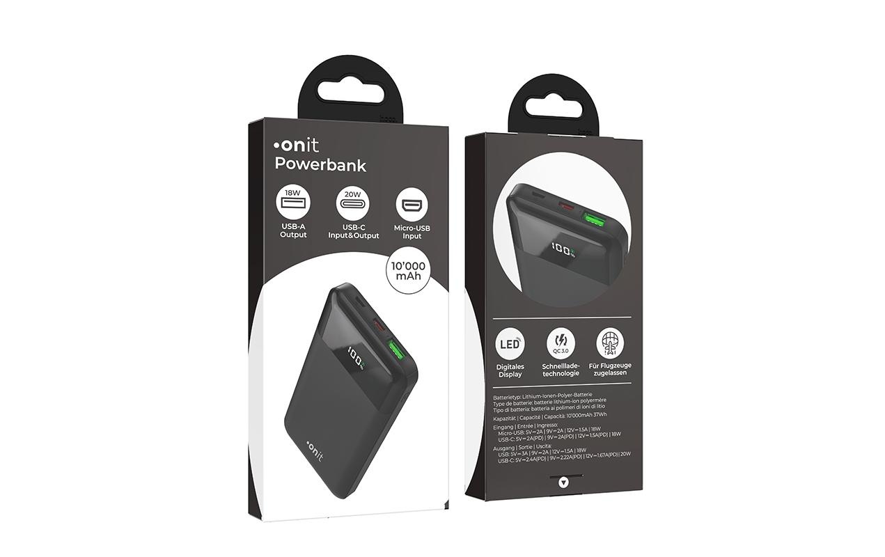 onit Powerbank »10000mAh PD« 10.000 mAh