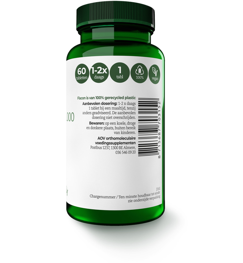 AOV 315 Vitamine C 1000mg (60 tabletten)