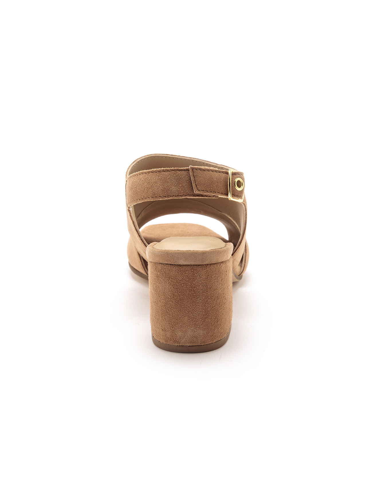 Sandales cuir velours à aérosemelle