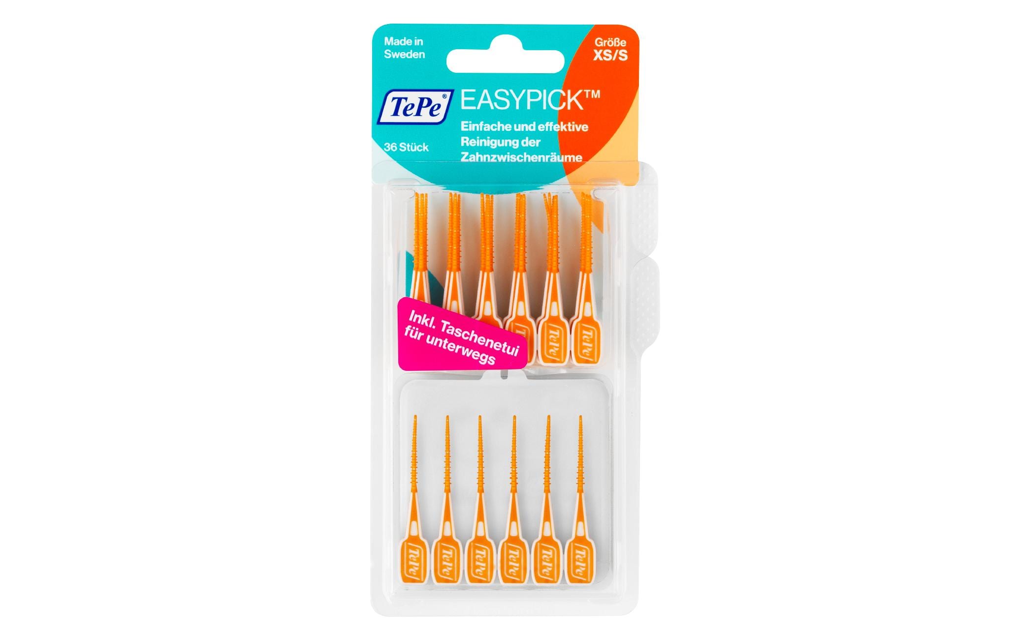 Interdentalsticks EasyPick XS/S OrangeInterdentalreinigung leicht gemacht