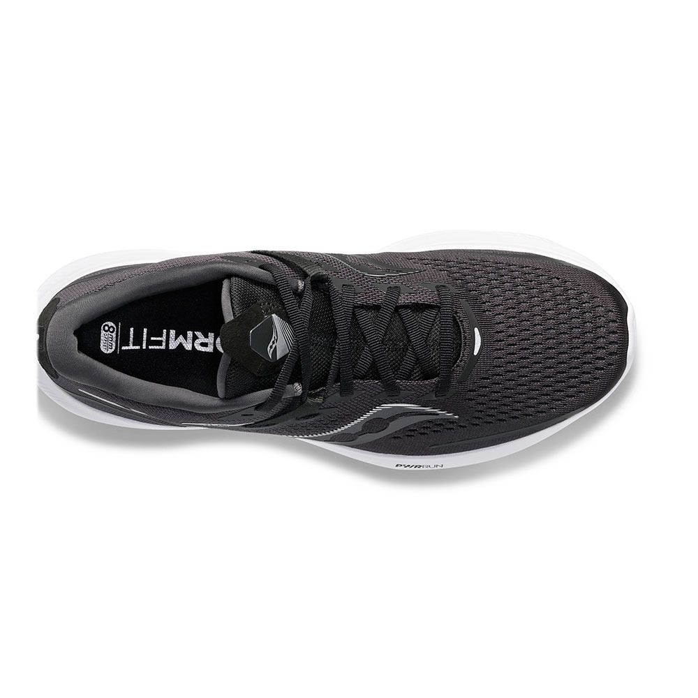 Saucony RIDE 15 WIDE - Chaussures running Homme black white