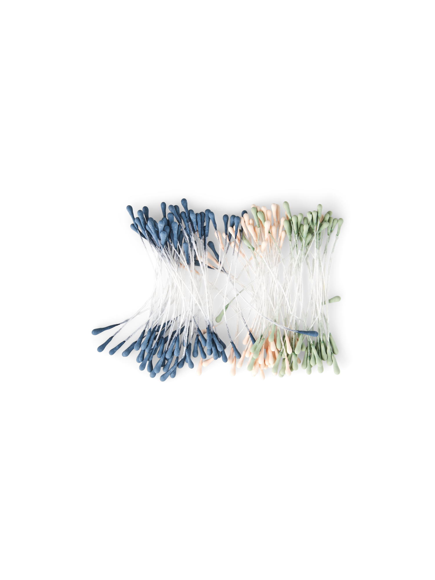 Støvdragere | Gips/bomuld. 6 cm. 100 stk. | Multi
