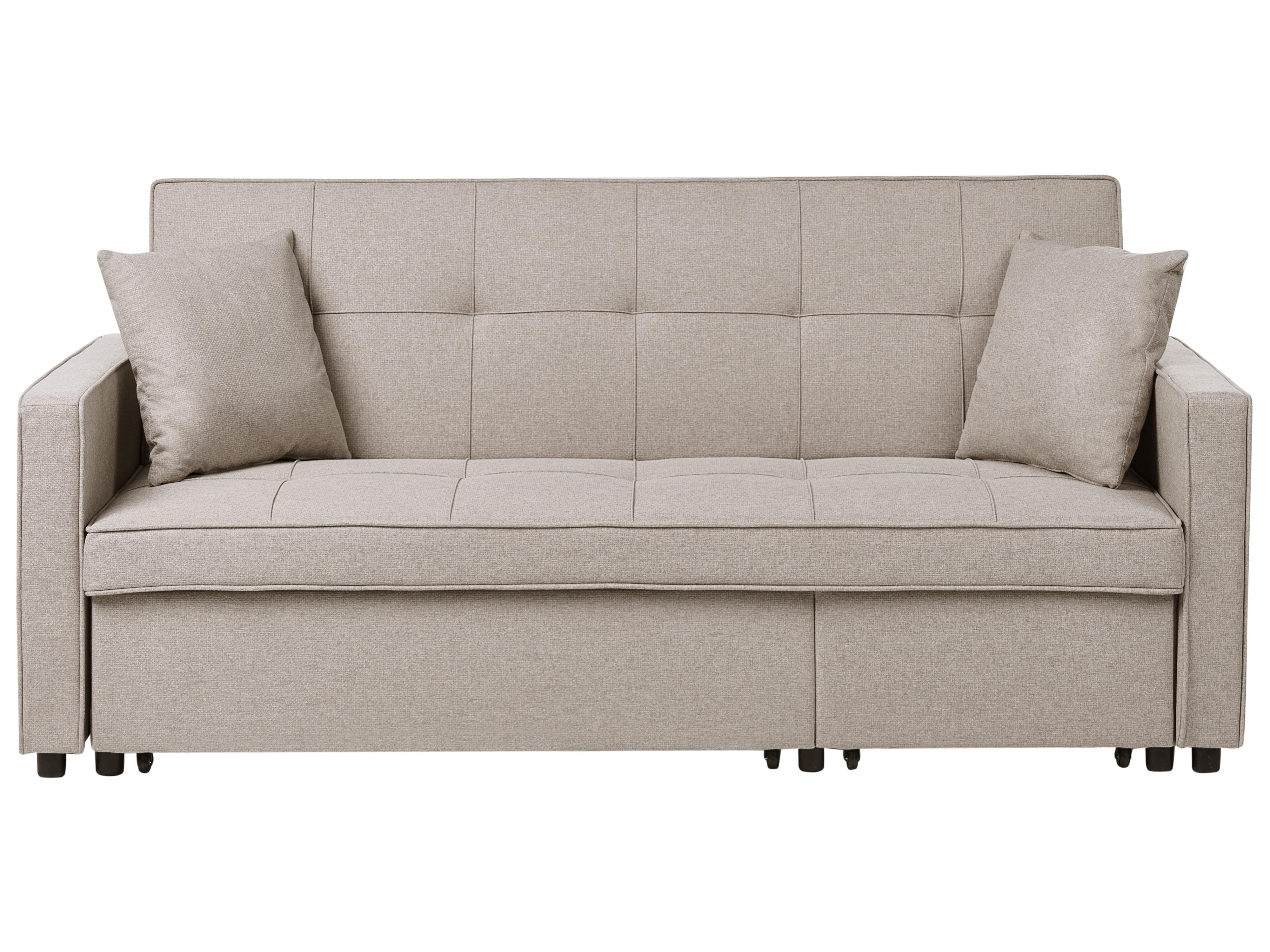 Slaapbank 3-zits GLOMMA Stof Beige