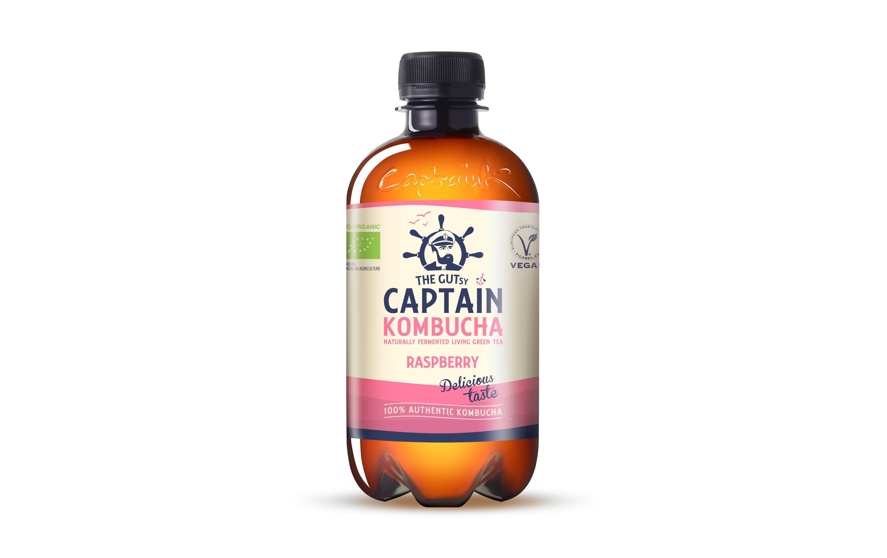 Bio Kombucha Rasperry 12 x 0.4 lErfrischendes Wohlfühlgetränk mit Himbeeraroma
