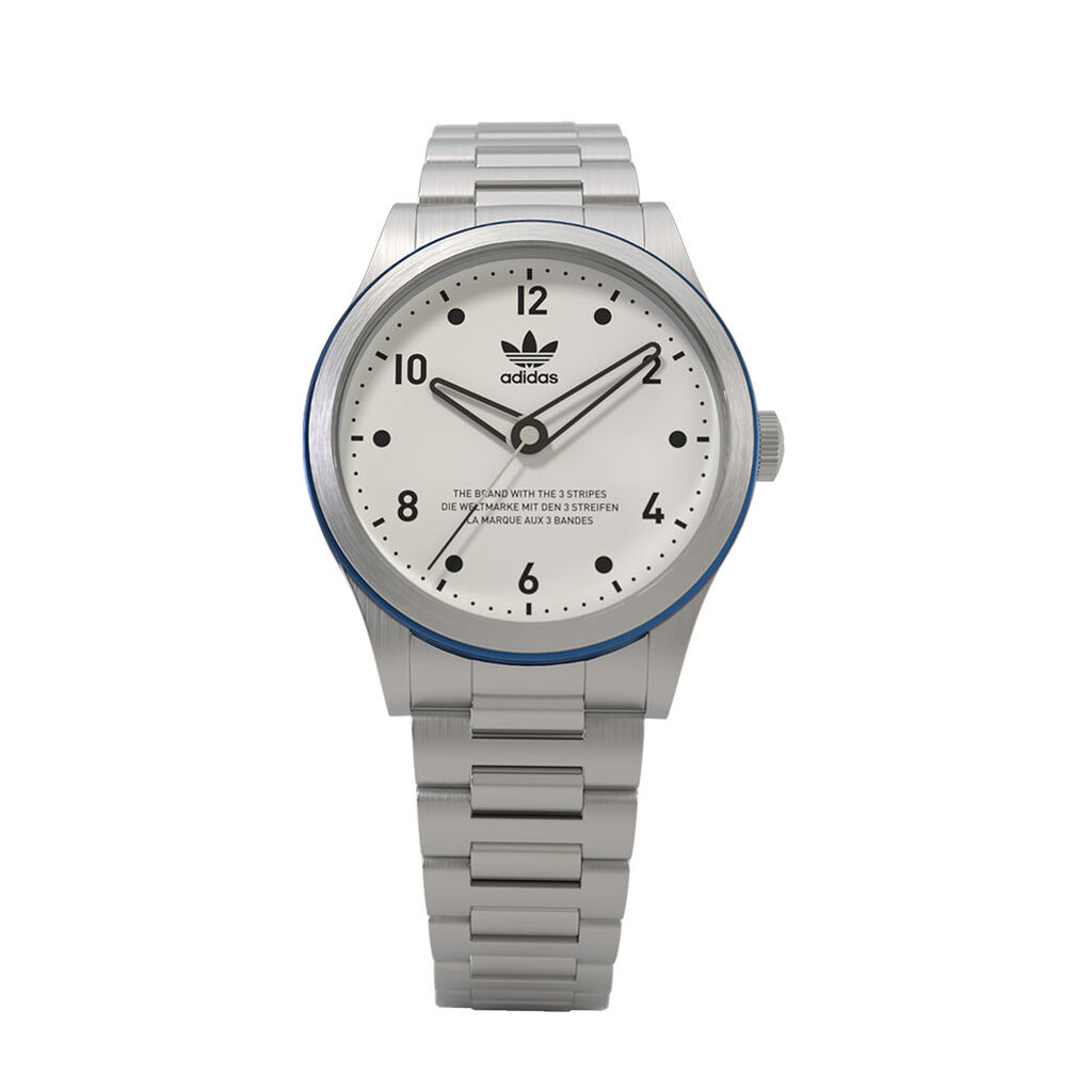 Montre Adidas Code Three Argenté