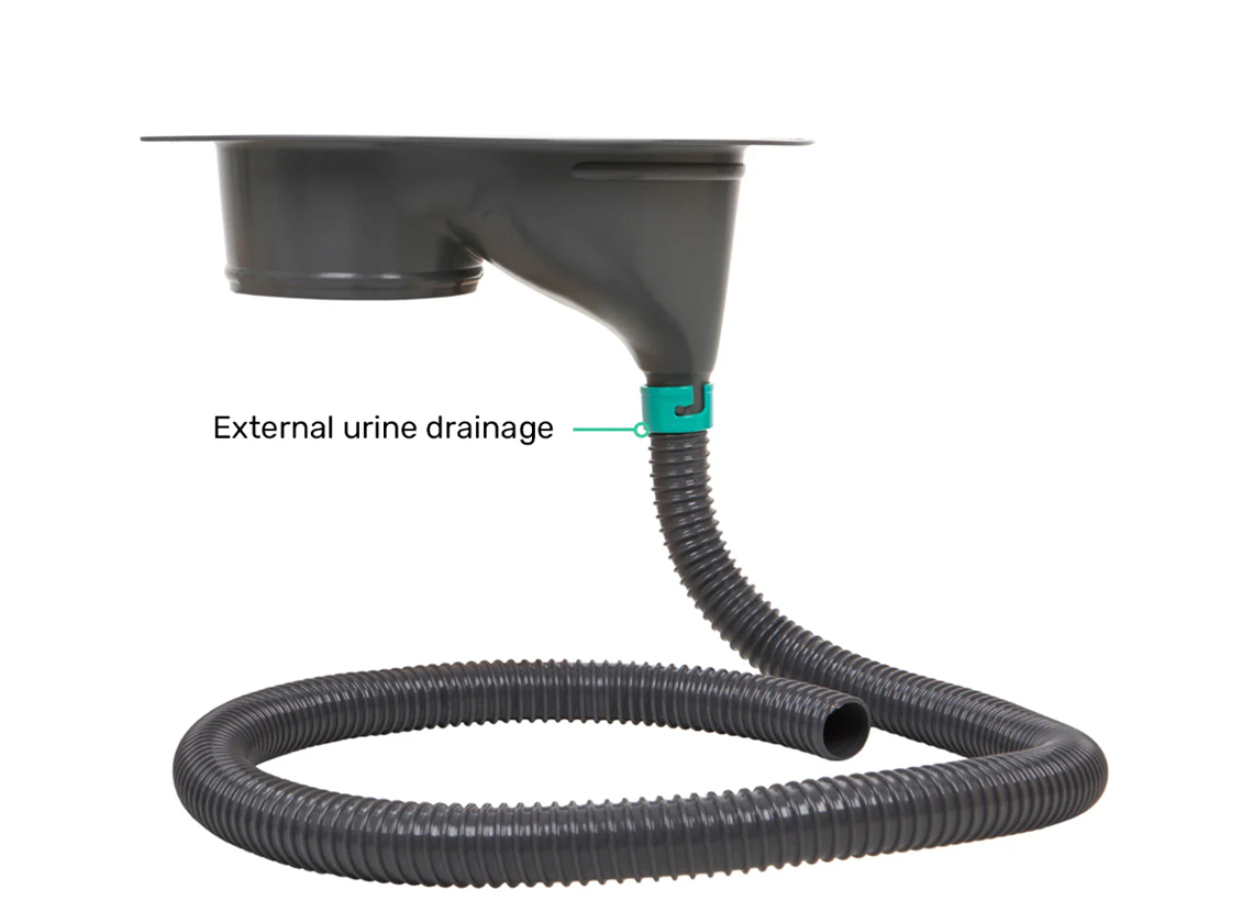TROBOLO droogtoilet inzetstuk – grey