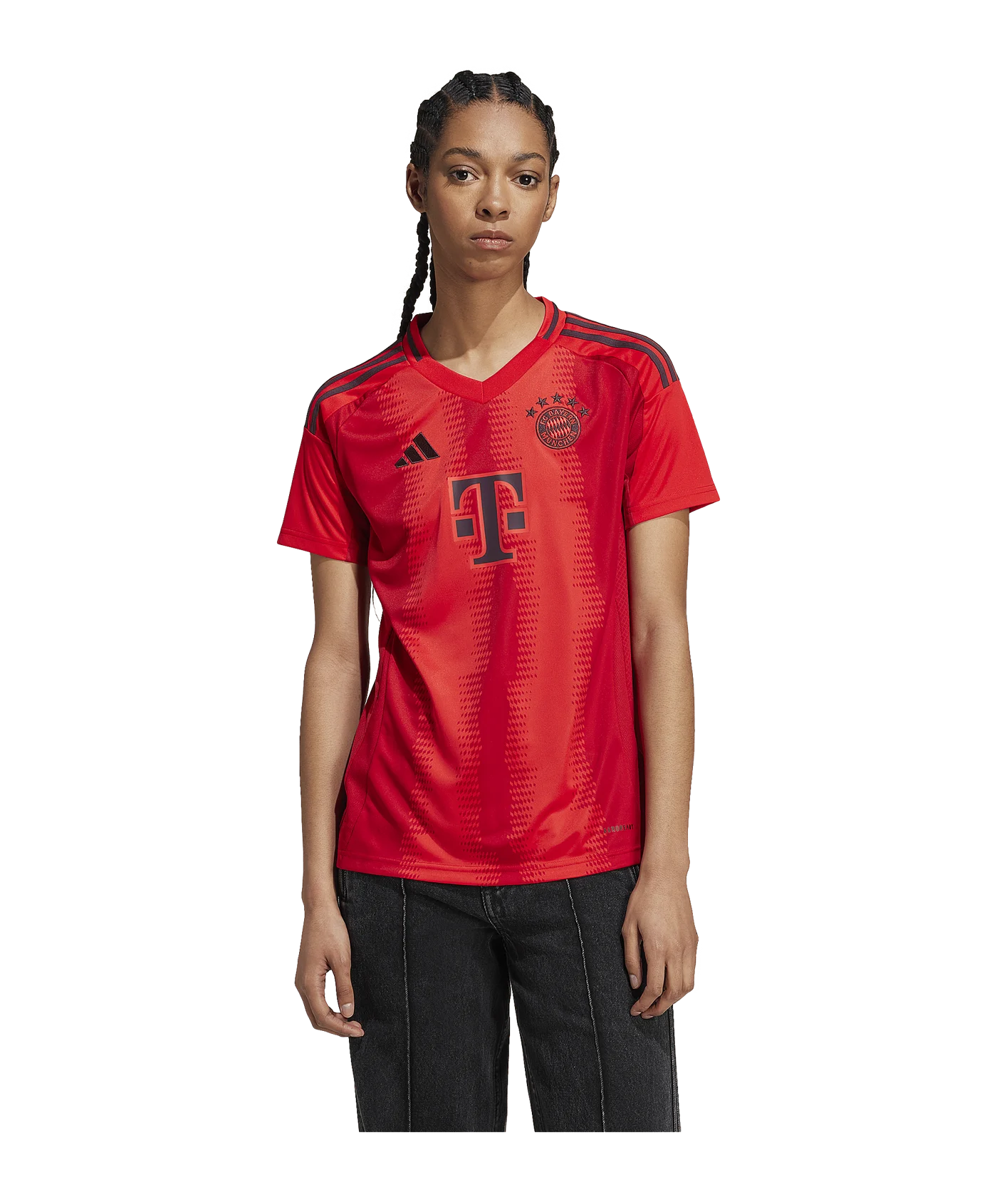 adidas FC Bayern München Trikot Home 2024/2025 Damen Rot