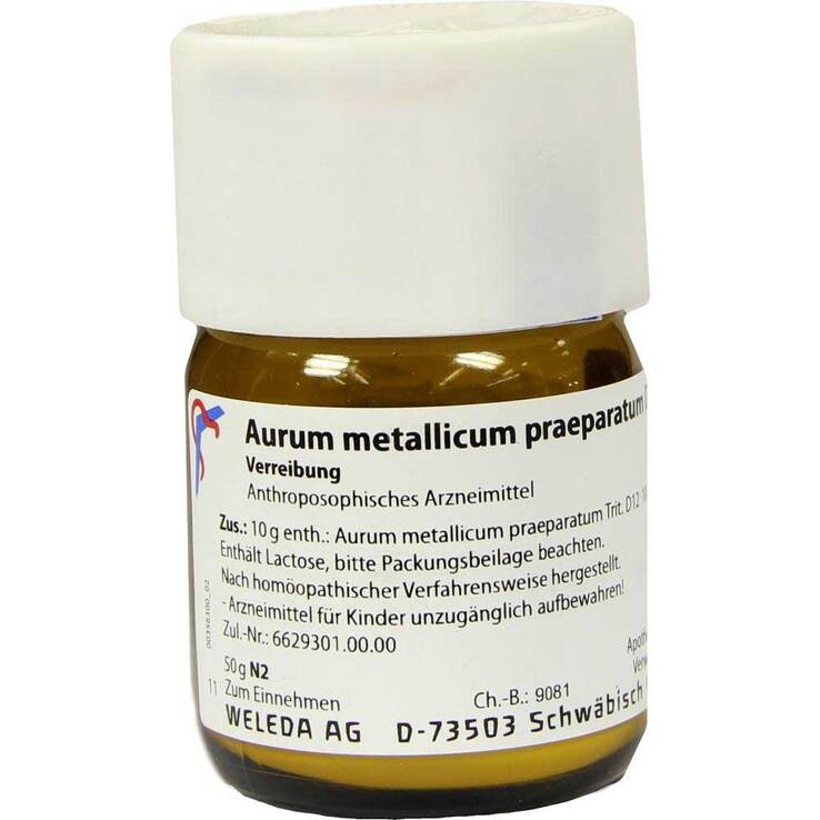 Aurum metallicum Präparat D 12 Trituration, 50 g