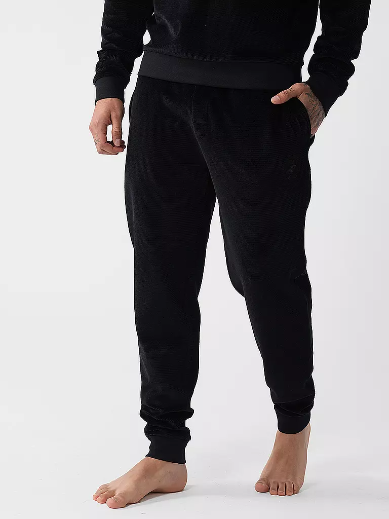 BOSS Loungewear Hose  schwarz