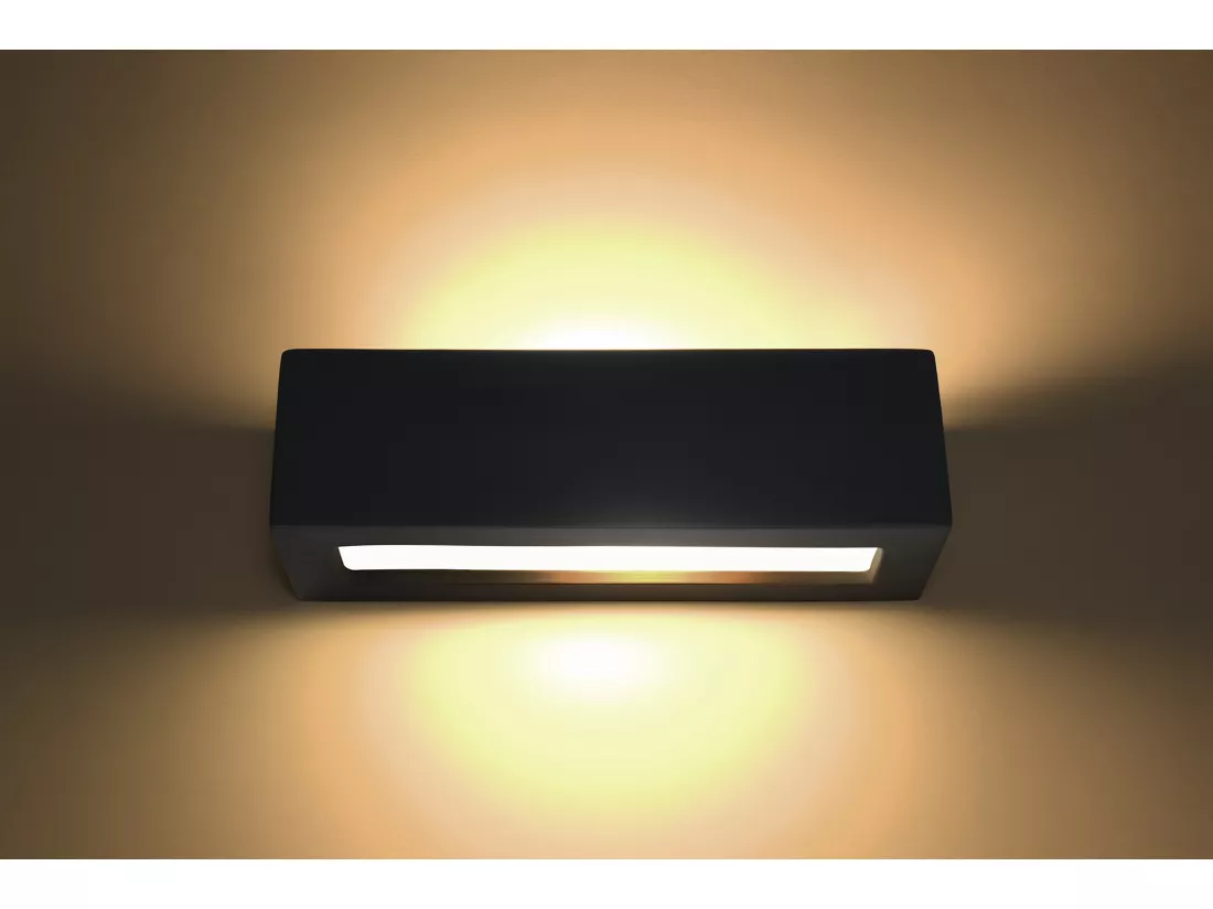 Sollux VEGA Appliques Up & Down Noir E27