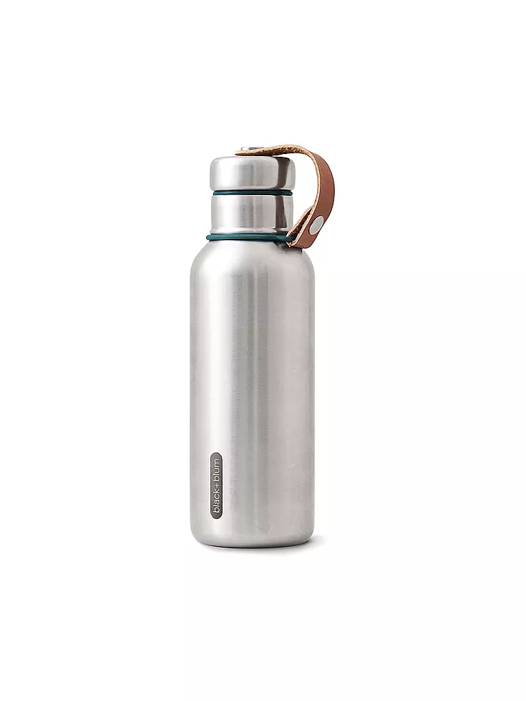 BLACK+BLUM Isolierflasche - Thermosflasche 0,5l Ozean/Edelstah blau