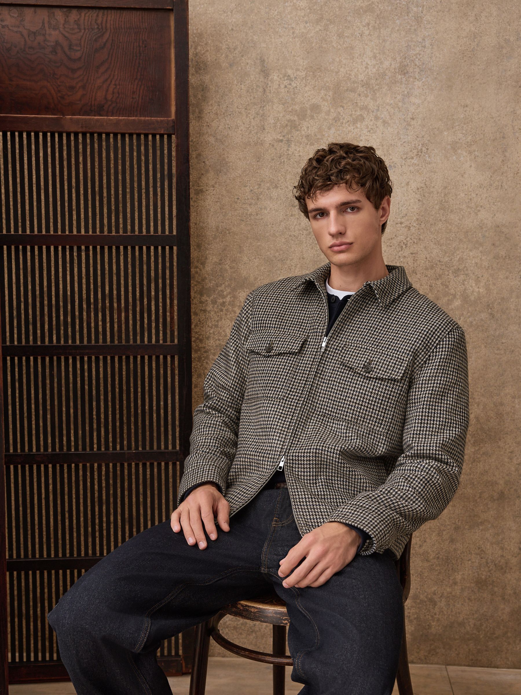 Grijs - Slimme Dogtooth Twin Pocket-jas