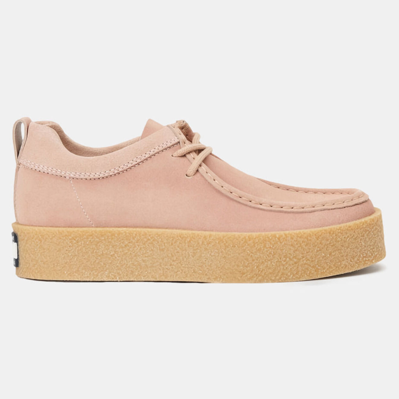 Tommy Hilfiger Mocassins en Velours de Cuir Wallabee roses