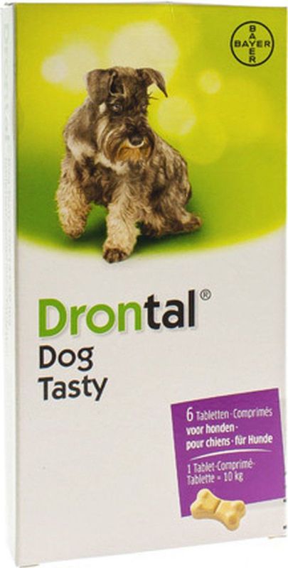 Drontal Dog - Tasty - Wormenkuur - 6 Tabletten