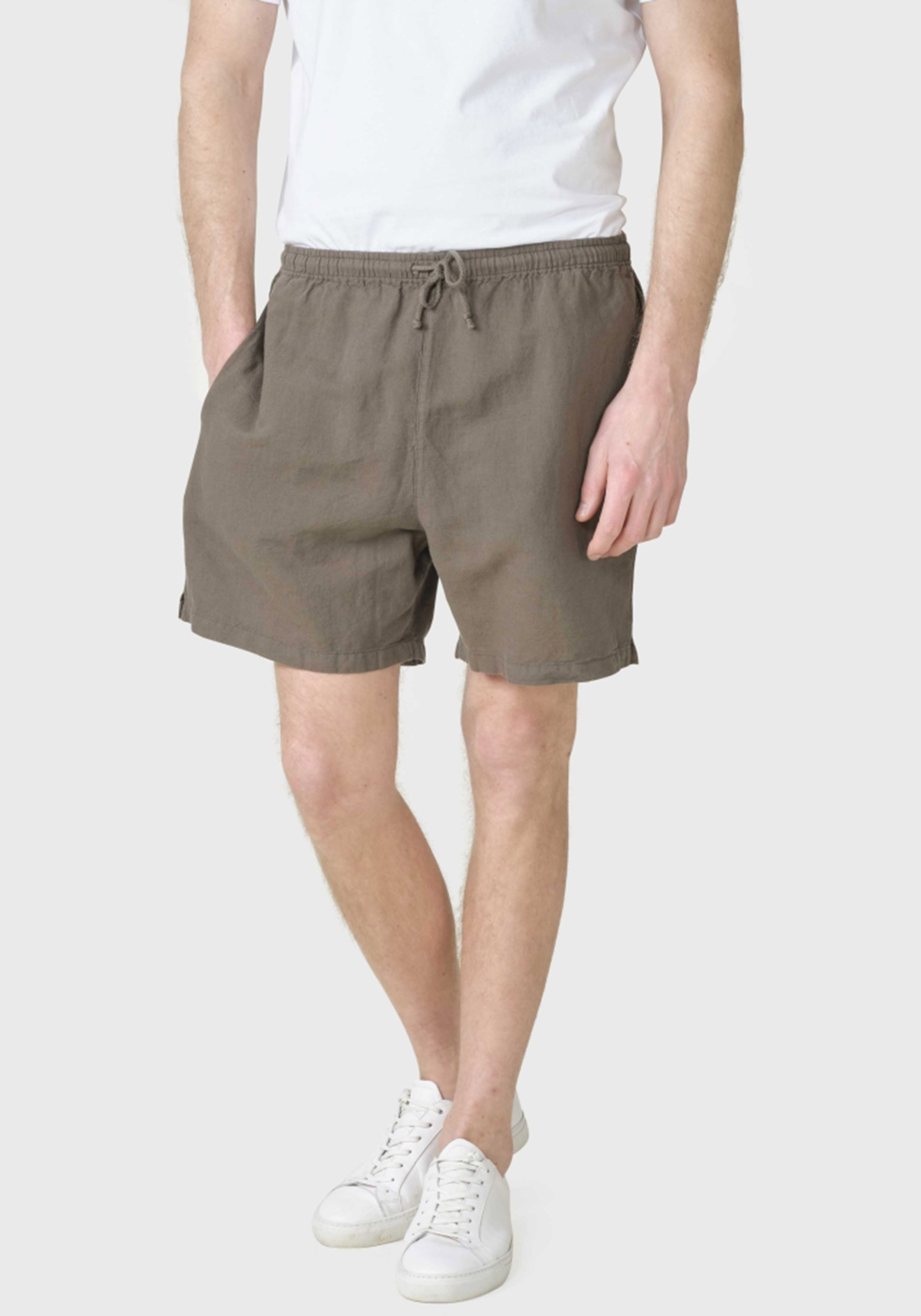 Klitmøller Collective Leinen-Shorts Bertram Linen Taupe