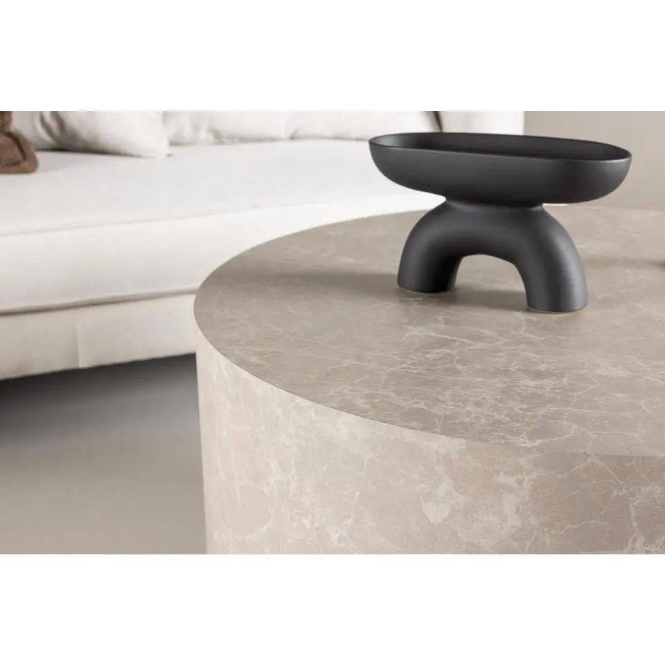 Svea - Melissa ronde salontafel - ø 80 cm - beige