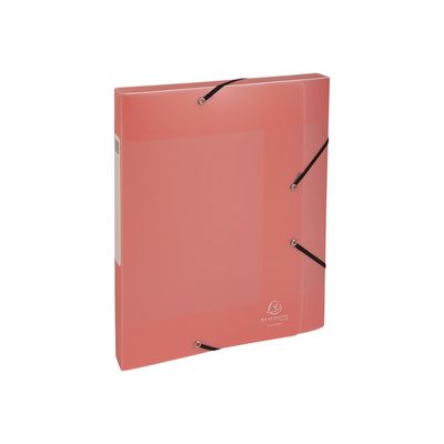 Exacompta Chromaline Pastel - Boîte de classement plastique (livrée à plat) - dos 25 mm - disponible dans différentes couleurs pastels
