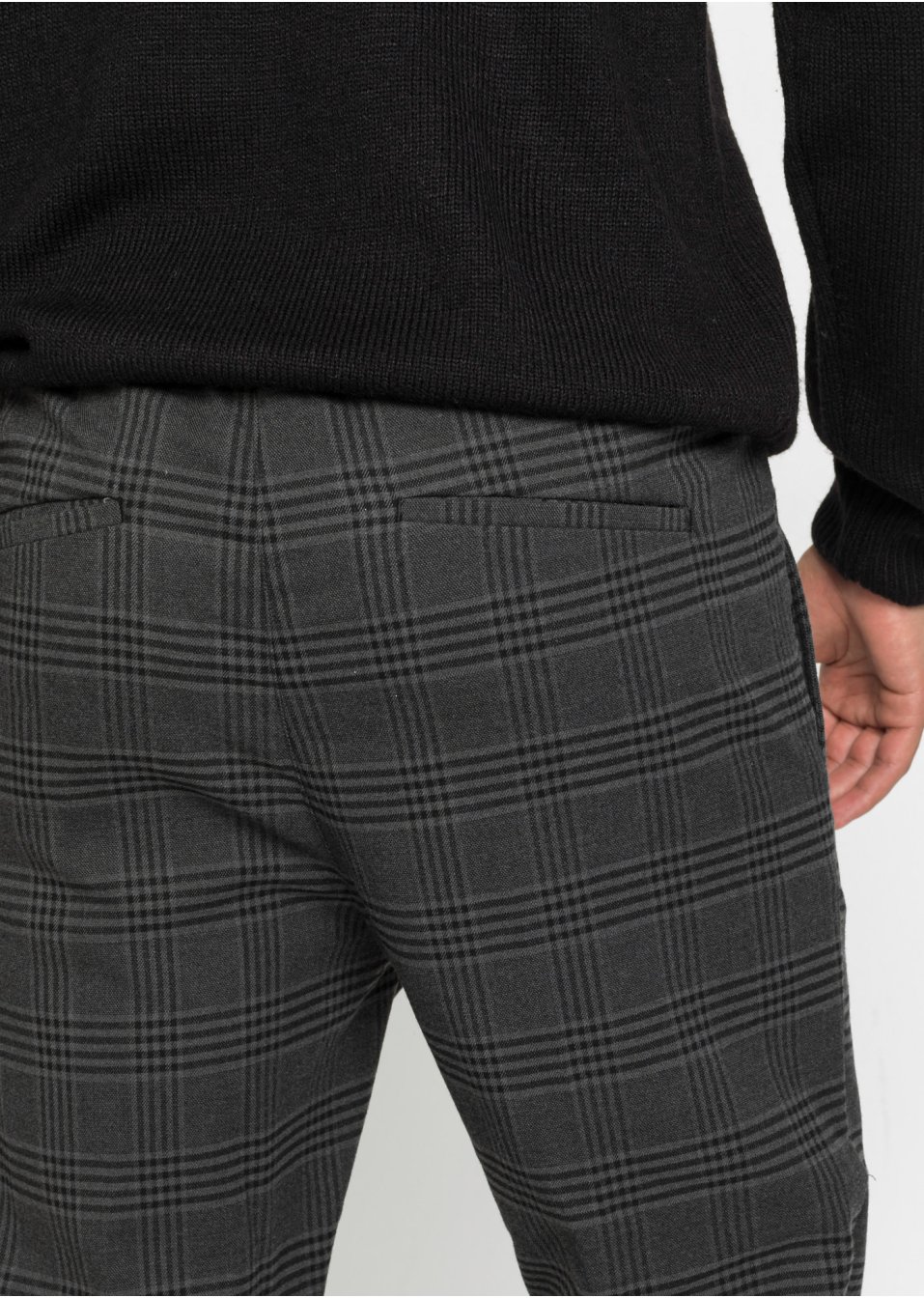 Pantalon chino taille extensible Regular Fit, Straight