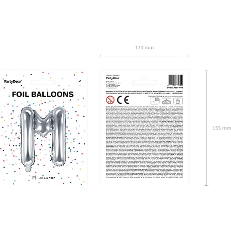 Folieballon 33 cm 