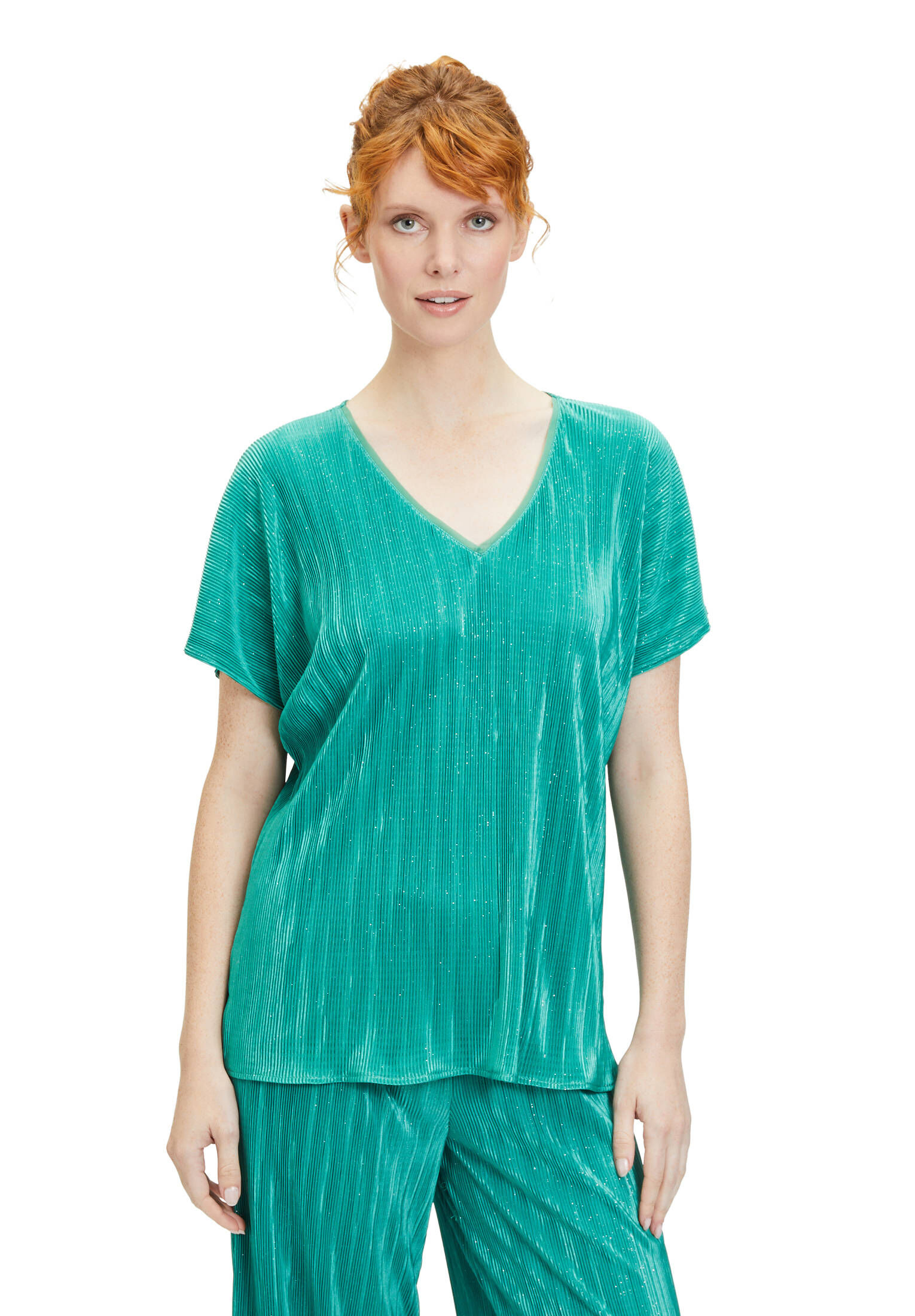 Vera Mont| Damen Blusentop mit V-Ausschnitt