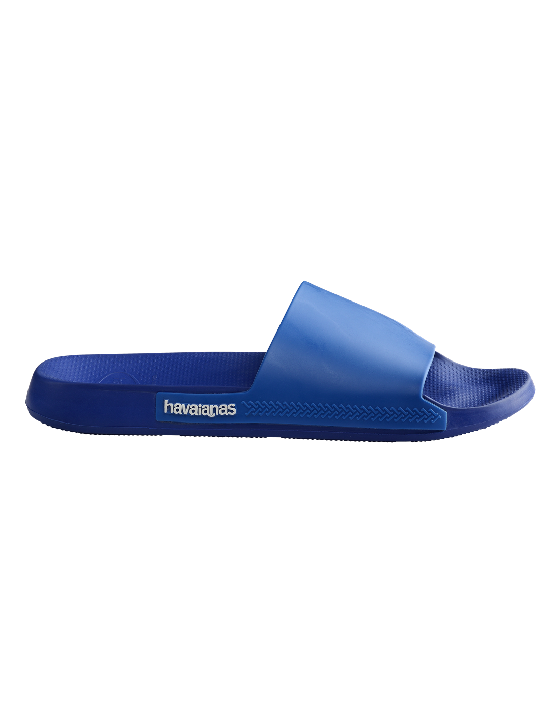 havaianas claquettes mixte slide classic bleu