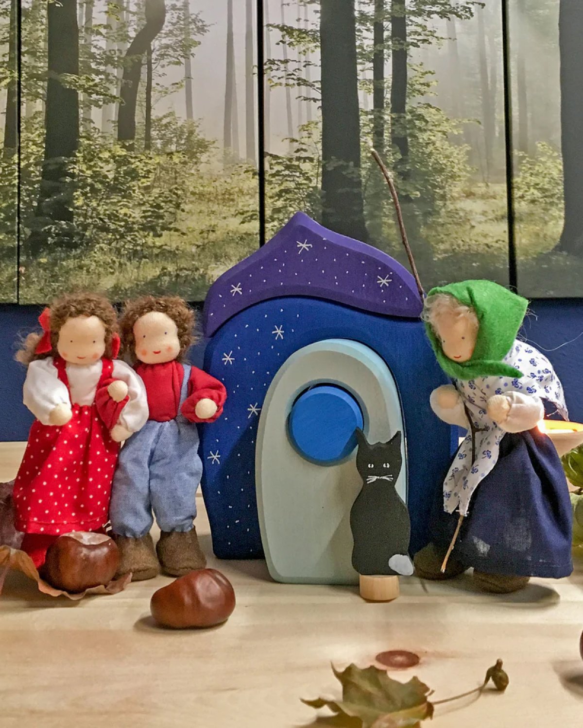 Eventyrlandsby – Byggesett i Tre 17stk | Fairy Tale Village