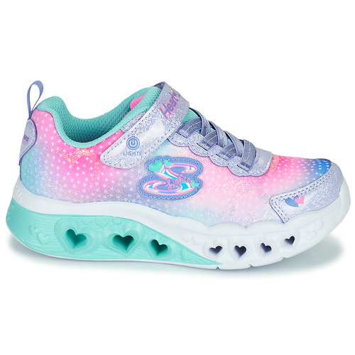Skechers - FLUTTER HEART LIGHTS - Rose / Bleu