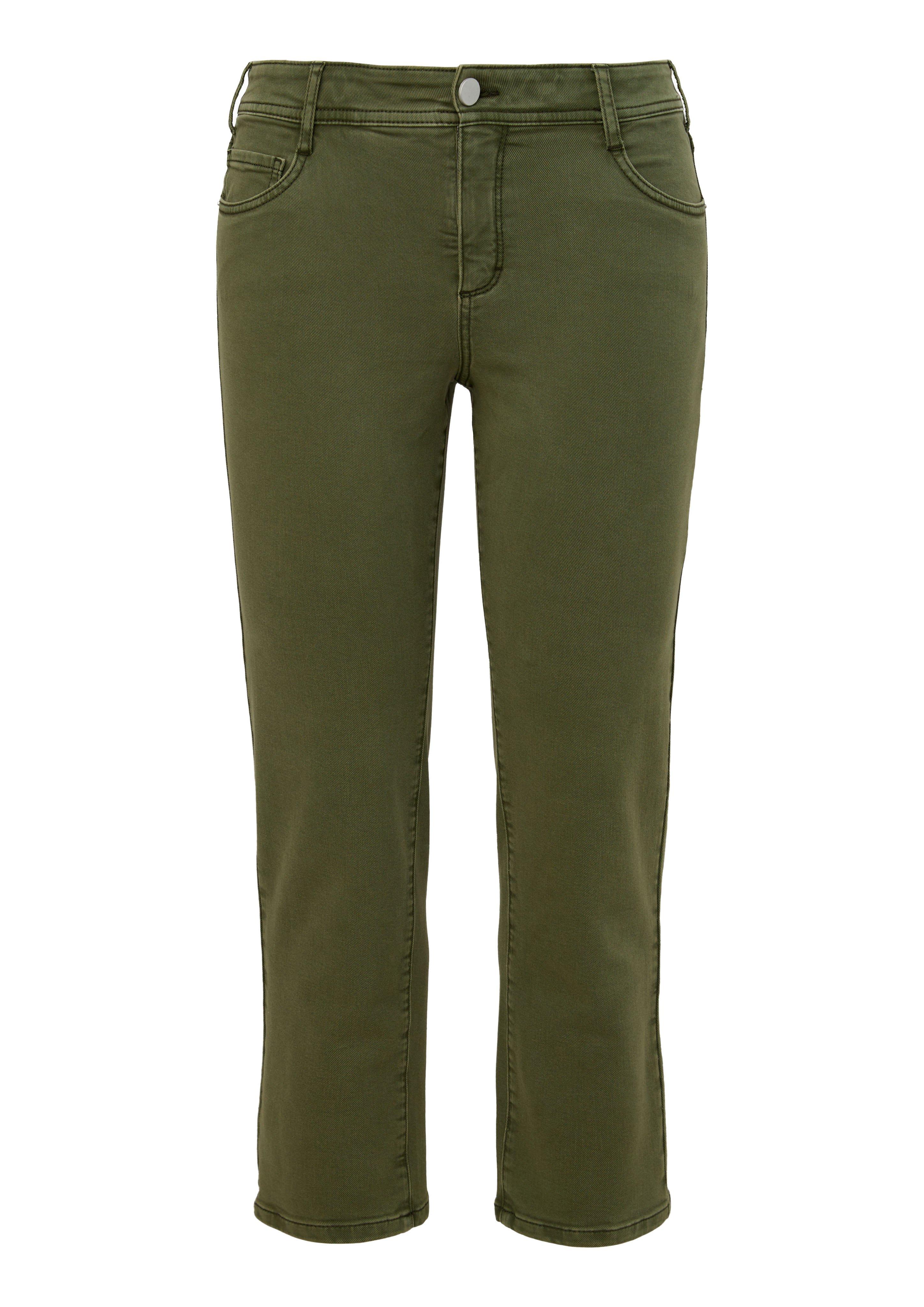Gerade Jeans mit leichtem Used-Effekt