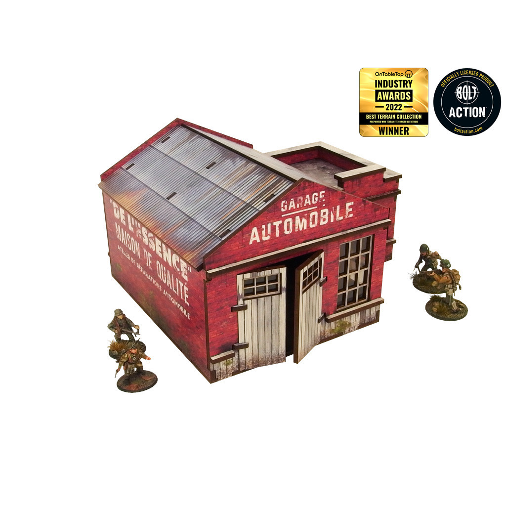 WW2 - Normandy Garage w. Petrol Station
