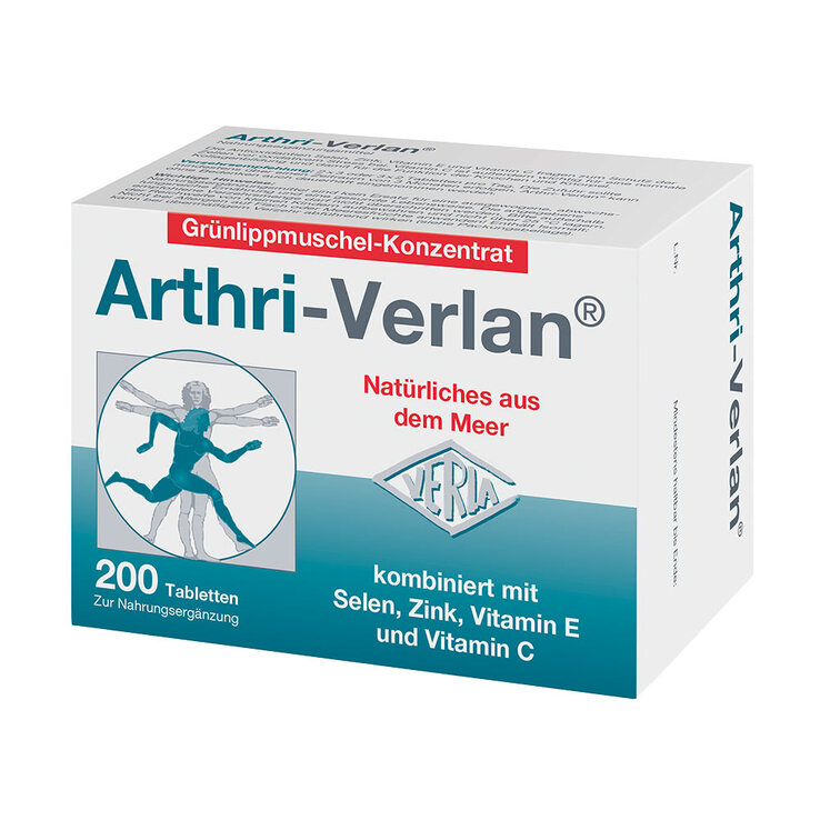 Arthri-Verlan zur Nahrungsergänzung Tabletten, 200 St