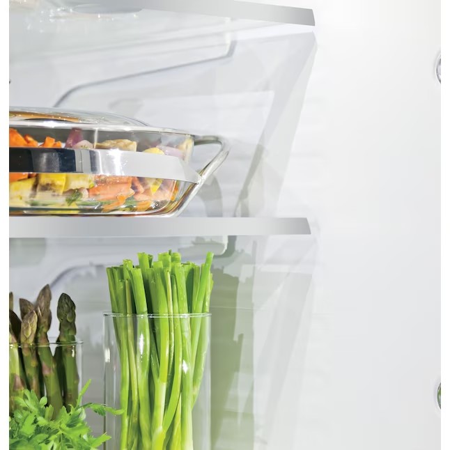 Refrigerador GE French Door de 27,7 pés cúbicos com máquina de gelo (aço inoxidável resistente a impressões digitais) ENERGY STAR