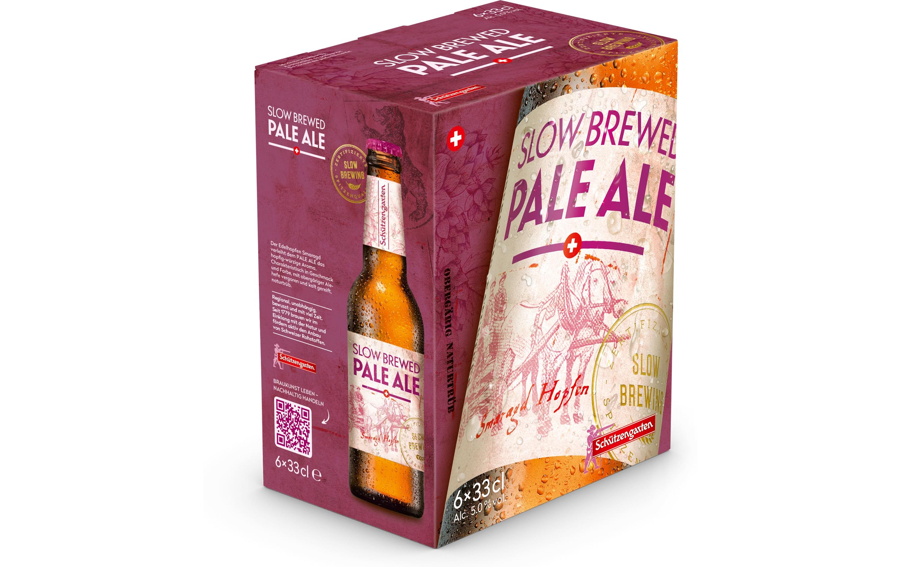 Bier Pale Ale 6 x 0.33 lNaturtrübes Bier mit Smaragd Hopfen