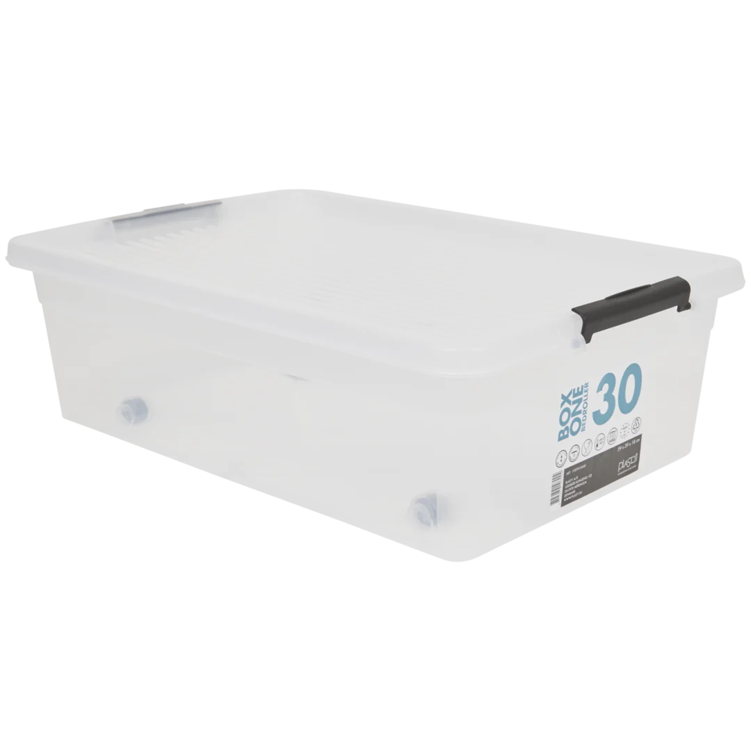 Opbergbox met deksel 29 liter | 59 x 39 x 18 cm