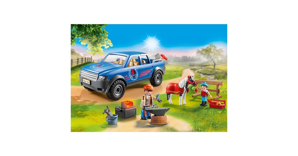 PLAYMOBILCountry - Mobiele hoefsmid Constructiespeelgoed  (70518)