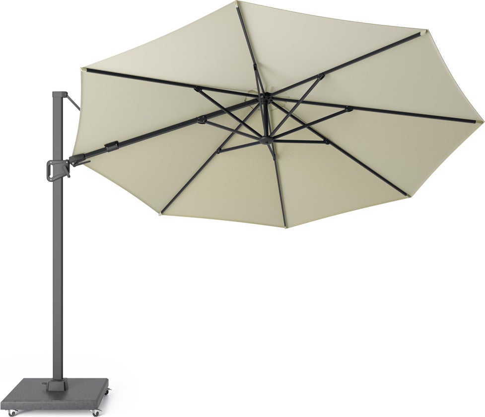 Platinum zweefparasol Merida Plus crème 35+UV D 350 cm