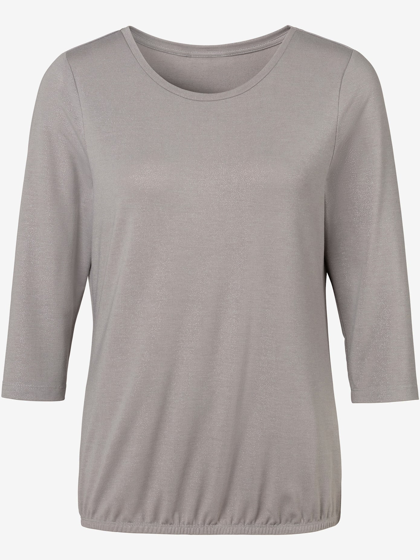 T-shirt vivance manches 3/4, imprimé pailleté argenté