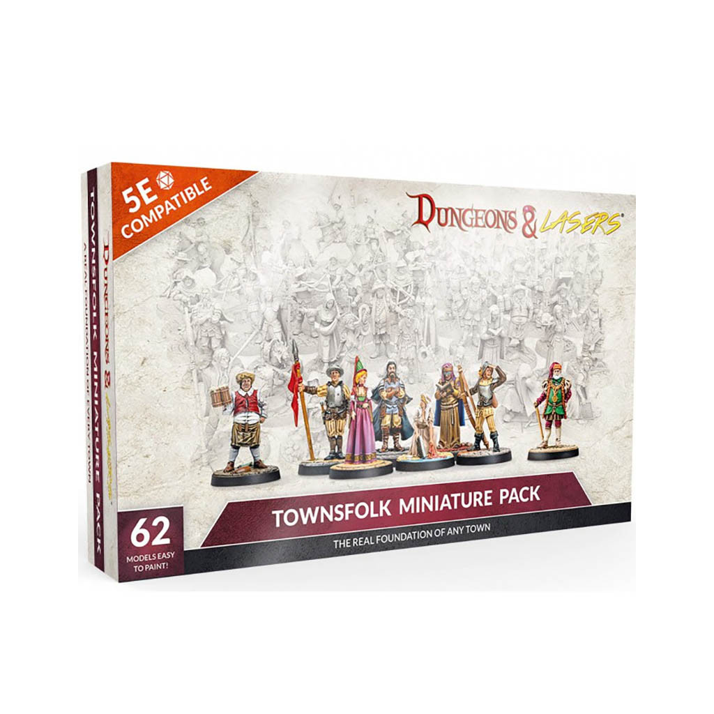 Dungeons & Lasers - Townsfolk Miniature Pack