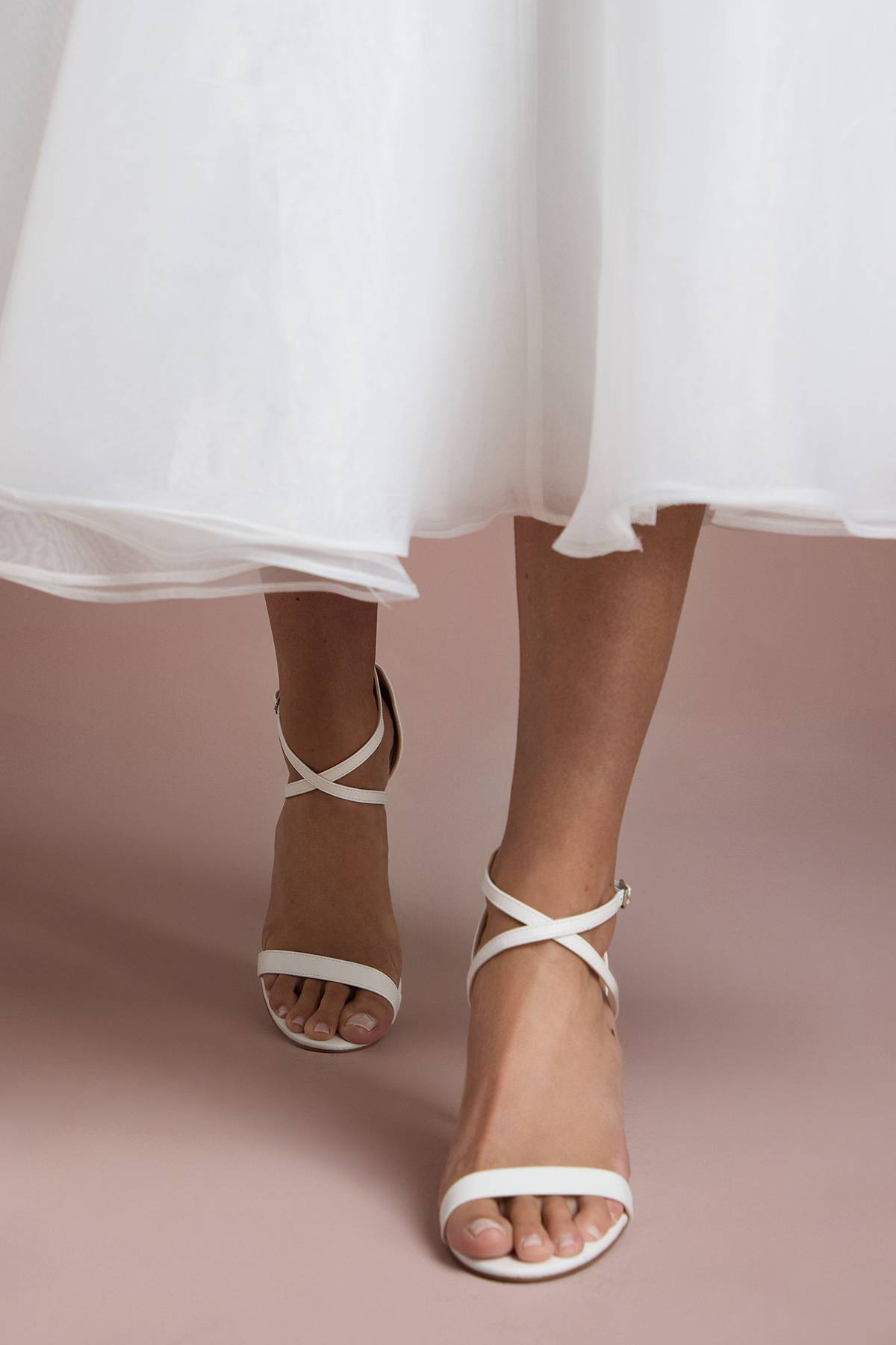 Coast Sandales de Mariée à Brides Croisées en synthétique avec Talon Aiguille Haut