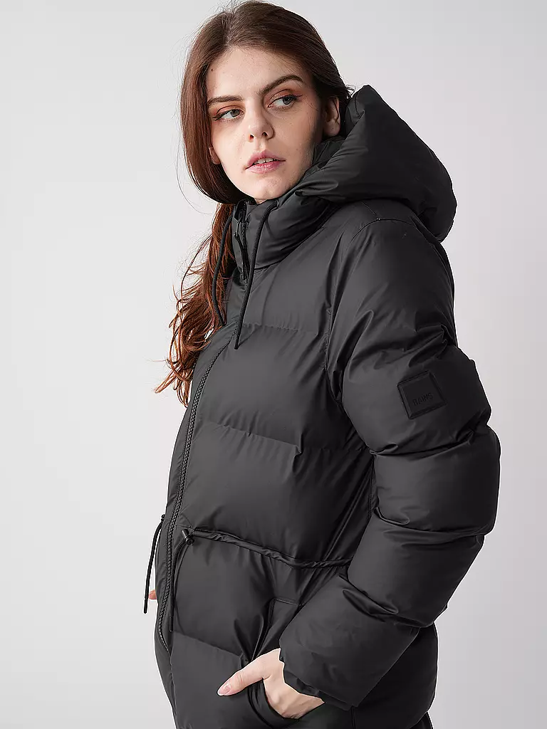 RAINS Steppmantel ALTA schwarz