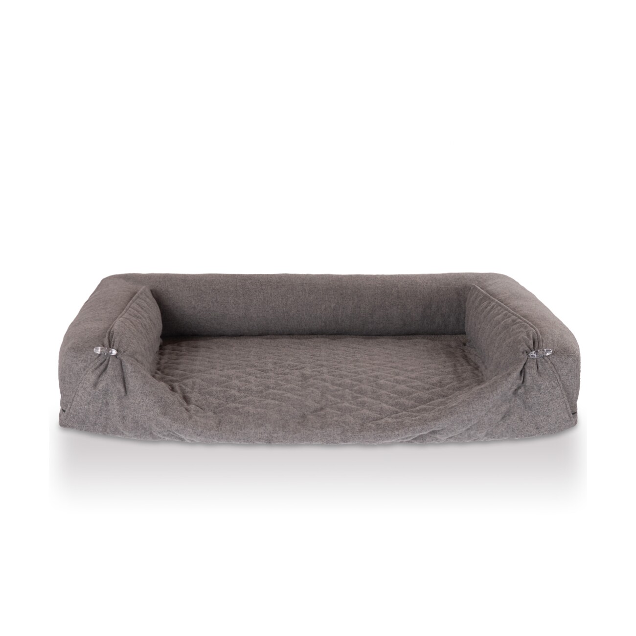 Knuffelwuff orthopädisches 2in1 Sofaschutz Hundebett Yona grau M-L