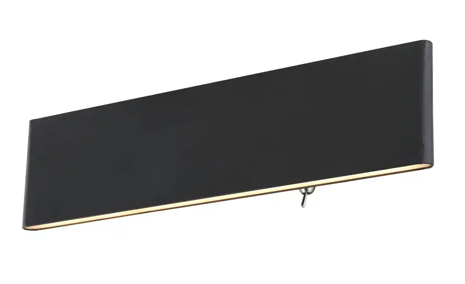 Wandleuchte 29,5 cm Weiß, Schwarz