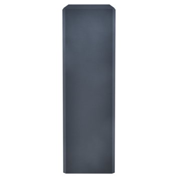 Betonpoer met plaat antraciet 18 x 18 x 58 cm