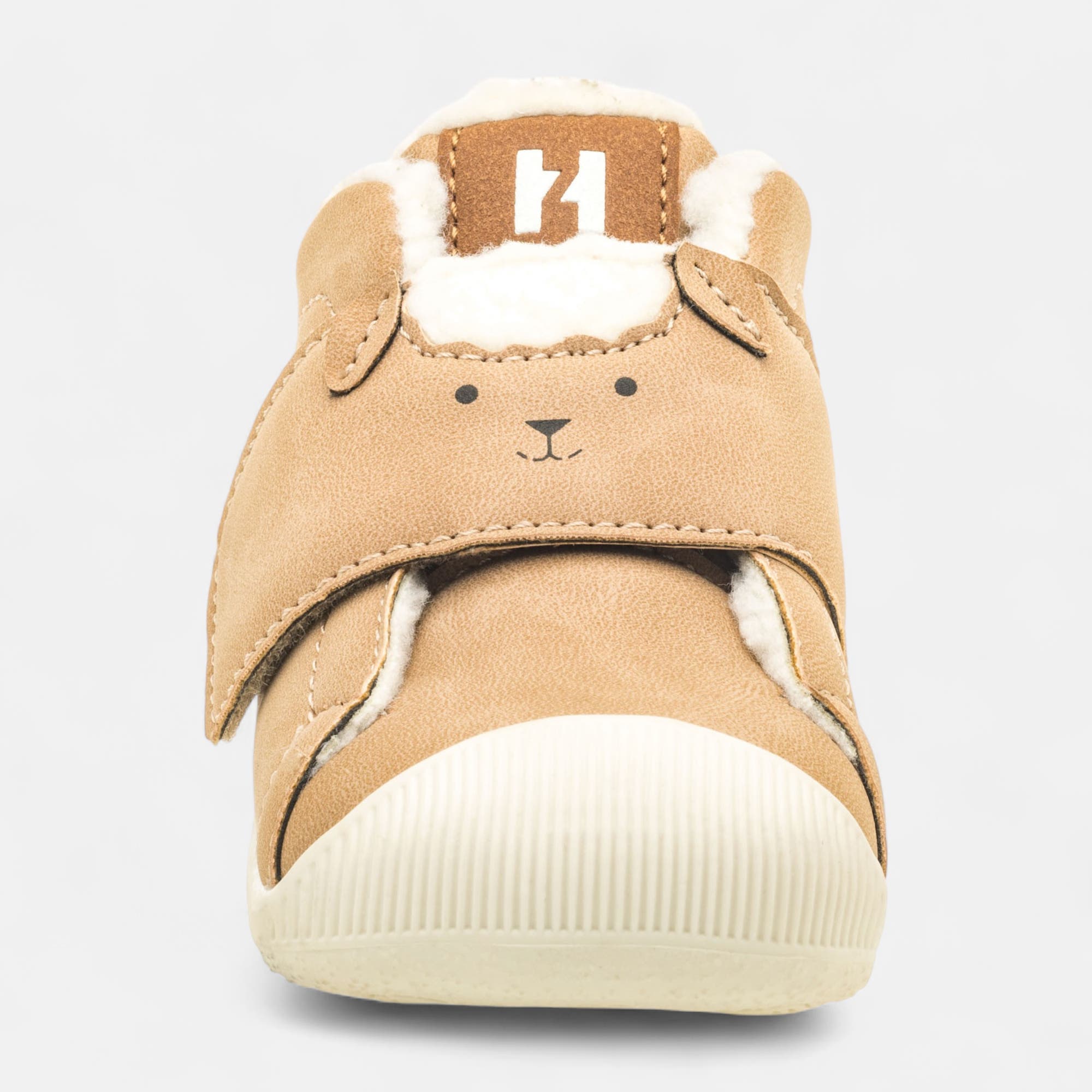 Baskets hautes Bébé garçon taupe