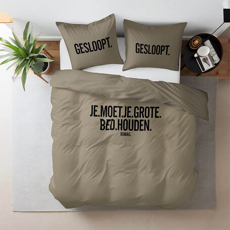 Dekbedovertrek RUMAG - Je Moet Je Grote Bed Houden