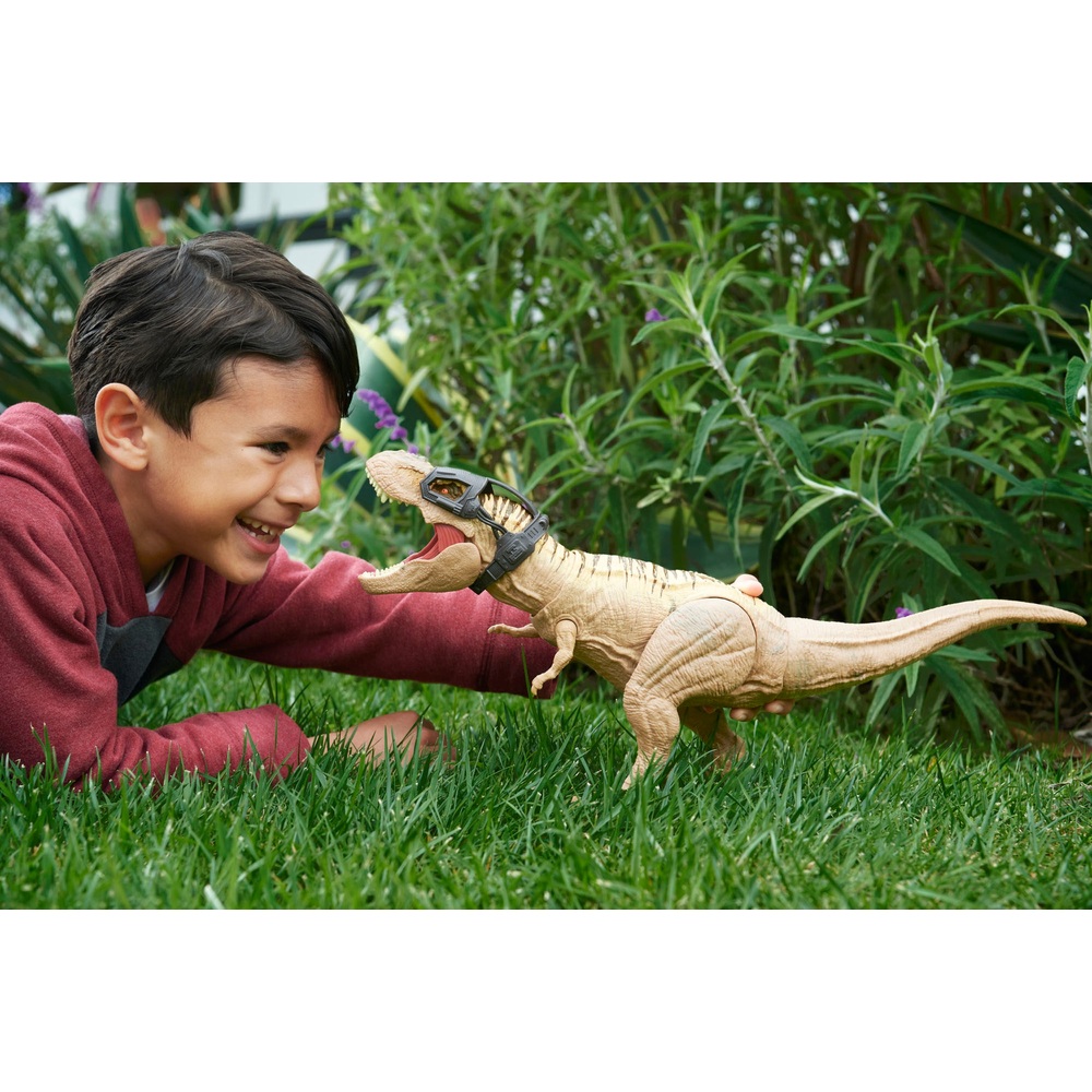 Jurassic World Hunt N' Chomp Tyrannosaurus Rex Dinosaurier-Spielfigur mit Sound